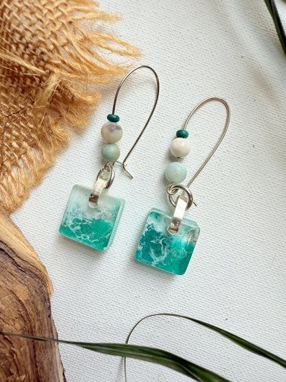 Manasota Key Resin Shell Earrings