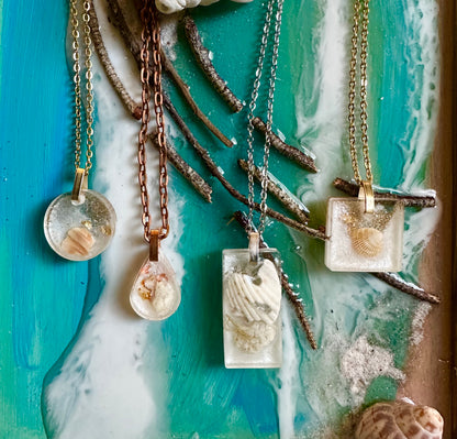 Customizable || Clearwater Beach Florida Resin Nature Jewelry