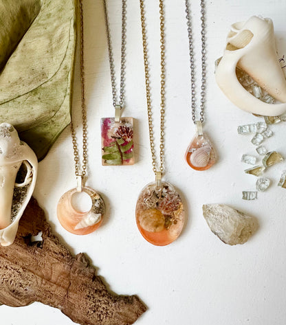 Customizable || Nokomis Beach Florida Resin Nature Jewelry