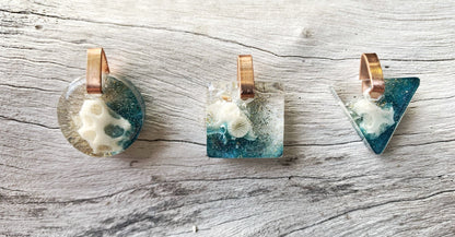 Customizable || Florida Beach Mini Resin Necklace : Custom Sand Jewelry, Beach Sand Necklace, Ocean Gifts for Her, Mermaid Necklace,